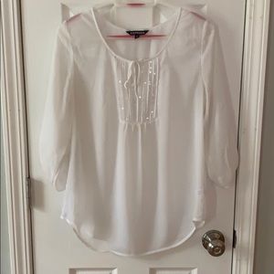 Express Sheet White Tunic